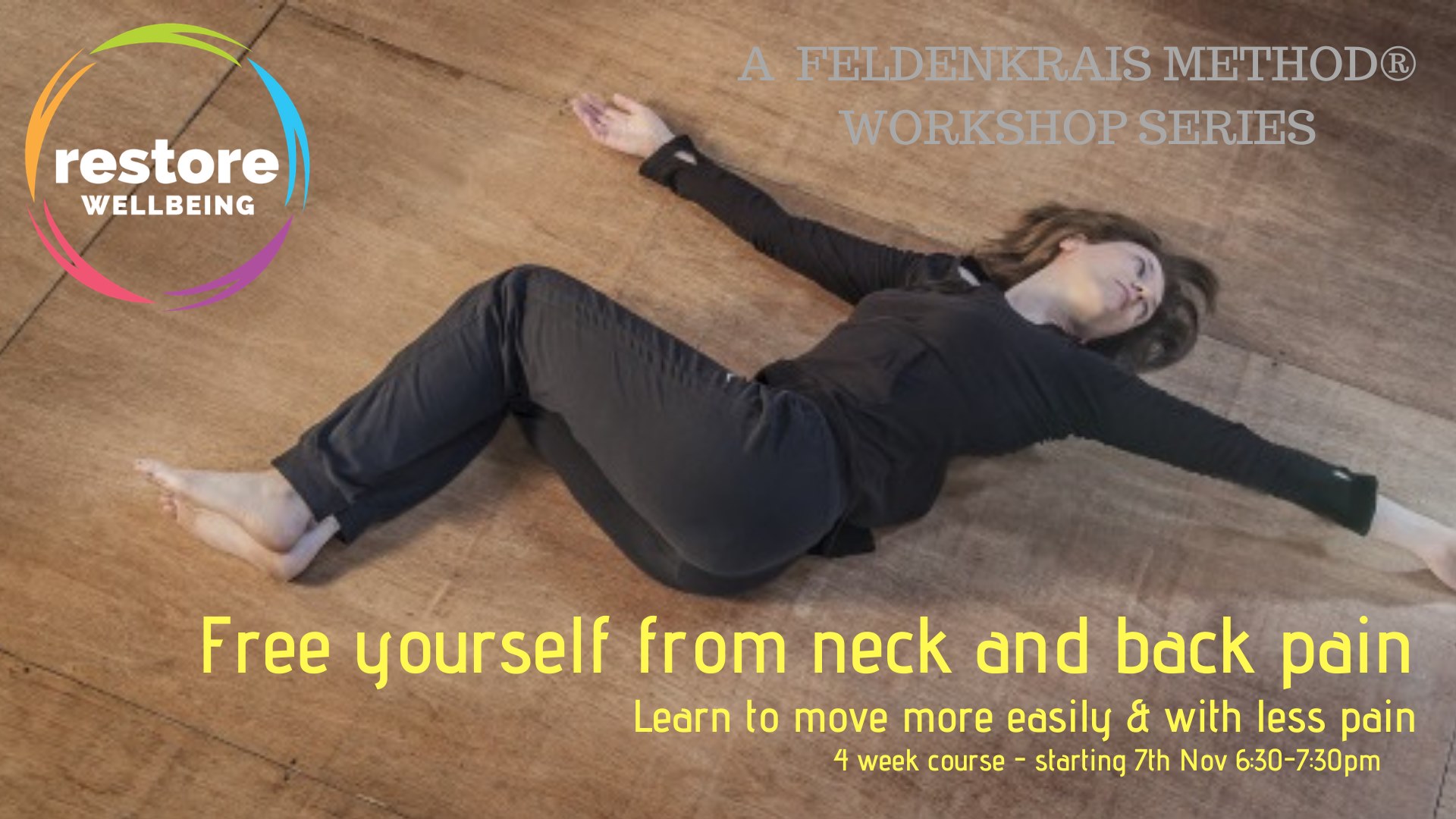 neck and back pain workshop flyer