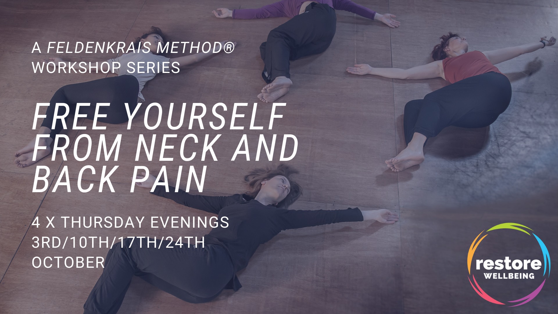 neck and back pain workshop flyer