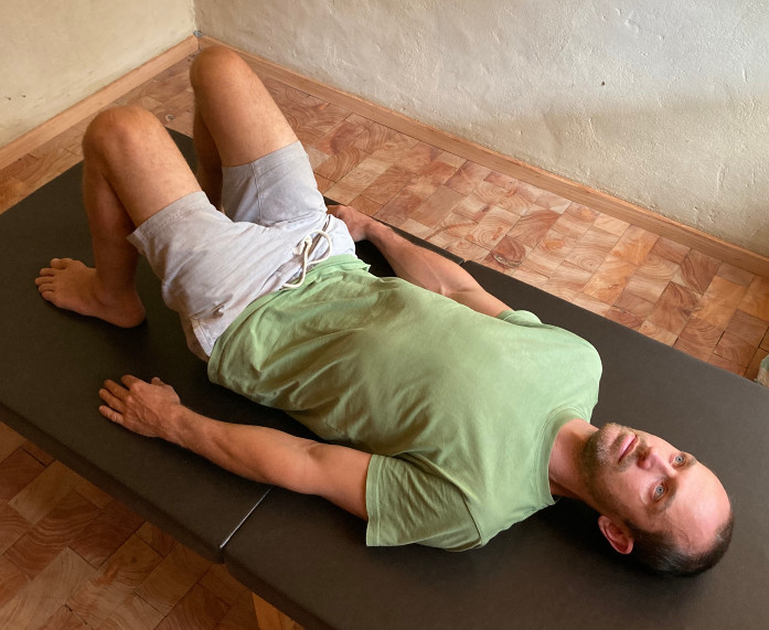 position for treating back pain
